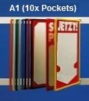 A1- Wall Flip Displays (10x Pockets)