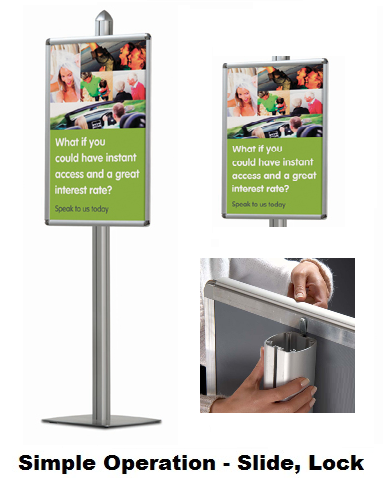 A2 Front Poster Frame Systems