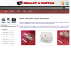 Ballot and Raffle Supplies - 'Raffle Drums + Voting Boxes'