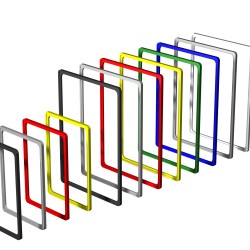 Flip File Coloured Frames